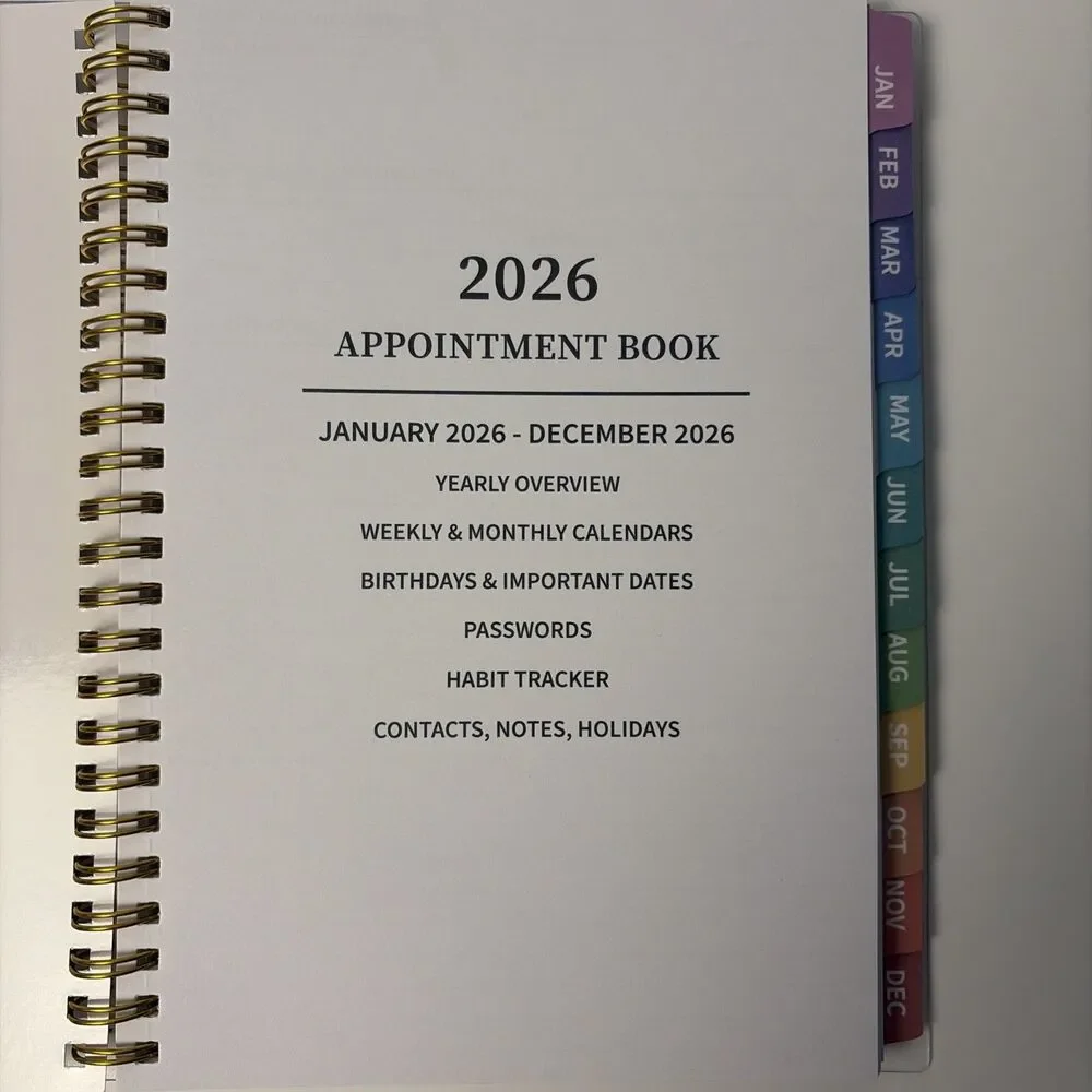 Monthly Planner 2026-2027 Jan - Dec Light Purple NEW